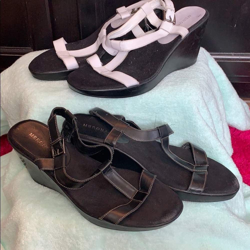 Merona sandals 2 pair